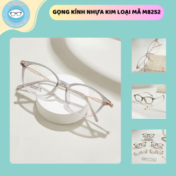 Gọng nhựa kim loại mã M8252